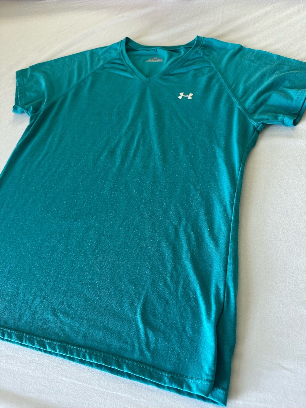 Under Armour Teal V-Neck Performance Shirt